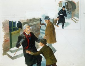 Lumipallo, sydämestä, Edmondo De Amicis, piirustus