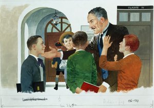 Edmondo De Amicisin jäähyväiset sydämestä (piirustus)
