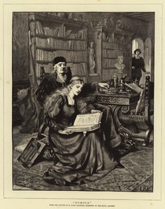 Romola (kaiverrus) tekijältä Edmund Blair (after) Leighton
