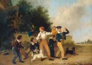 Pojat lemmikkiensä kanssa tekijältä Edmund Bristow
