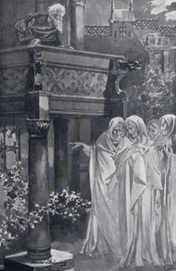 Kuvitus Goethes Faustille tekijältä Edmund Bruning