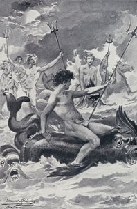 Kuvitus Goethes Faustille tekijältä Edmund Bruning