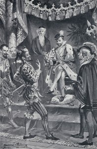Kuvitus Goethes Faustille tekijältä Edmund Bruning