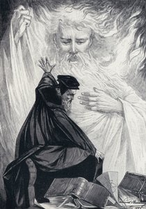 Kuvitus Goethes Faustille tekijältä Edmund Bruning