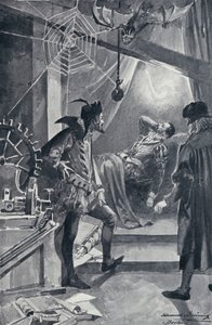 Kuvitus Goethes Faustille tekijältä Edmund Bruning