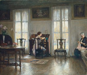 Äiti ja Maria tekijältä Edmund Charles Tarbell
