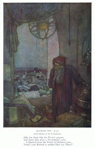 Samanlainen niille, jotka tänään valmistautuvat (värilitografia). tekijältä Edmund Dulac