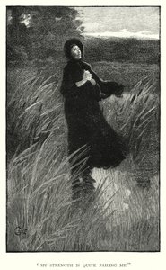 Charlotte Bronten kuvitus Jane Eyrelle (kaiverrus) tekijältä Edmund Henry Garrett