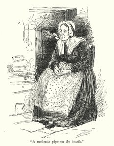 Charlotte Bronten kuvitus Jane Eyrelle (litho) tekijältä Edmund Henry Garrett