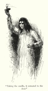 Charlotte Bronten kuvitus Jane Eyrelle (litho) tekijältä Edmund Henry Garrett