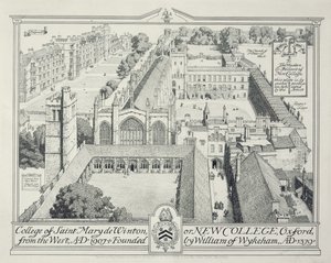 College of St Mary de Winton tai New College, 1928