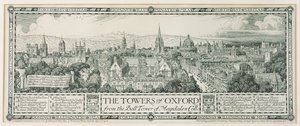 Oxfordin tornit Magdalenan kellotornista, 1908