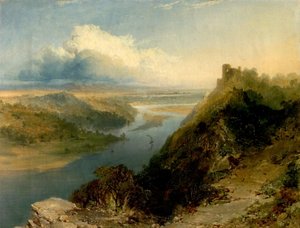 Arundelin linna, West Sussex ja Stream, 1855