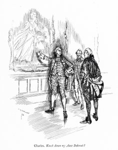 Kuvitus Sheridanin skandaalin kouluun (kaiverrus) tekijältä Edmund Joseph (after) Sullivan