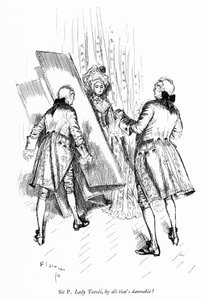 Kuvitus Sheridanin skandaalin kouluun (kaiverrus) tekijältä Edmund Joseph (after) Sullivan