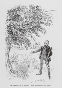 Kuvitus Tom Brownin koulupäiviin (litografia). tekijältä Edmund Joseph (after) Sullivan