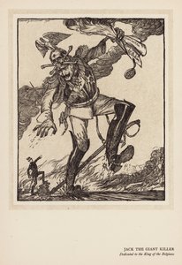 Keisarin seppele: Jack the Giant Killer (litografia): Jack the Giant Killer (litografia) tekijältä Edmund Joseph (after) Sullivan