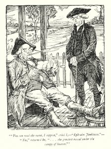 Kuvitus Oliver Goldsmithin teoksesta The Vicar of Wakefield (litho) tekijältä Edmund Joseph Sullivan