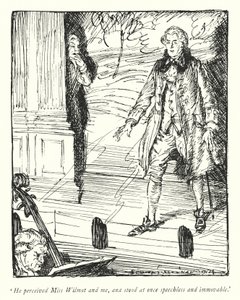 Kuvitus Oliver Goldsmithin teoksesta The Vicar of Wakefield (litho) tekijältä Edmund Joseph Sullivan