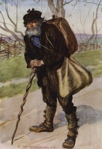 Kerran näin hänet seisomassa keskellä pölyistä tietä tekijältä Edmund Joseph Sullivan