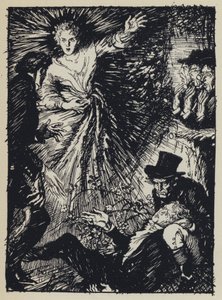 Kuvitus Tennysons Maudille tekijältä Edmund Joseph after Sullivan