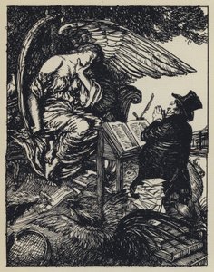 Kuvitus Tennysons Maudille tekijältä Edmund Joseph after Sullivan