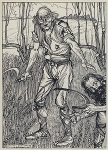 Tennyson, kuvitus reilun naisen unelmaan ja muita runoja tekijältä Edmund Joseph after Sullivan
