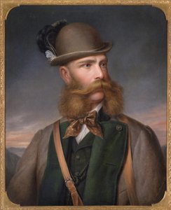 Itävallan Franz Joseph I:n muotokuva metsästyspuvussa, 1877