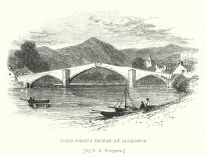 Inigo Jonesin silta Llanrwst (kaiverrus)