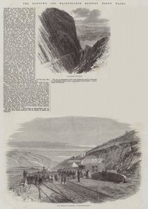 Newtown ja Machynlleth Railway, Pohjois-Wales tekijältä Edmund Morison Wimperis