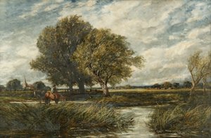 Hevosten juotto tekijältä Edmund Morison Wimperis