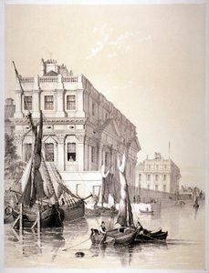 Royal Naval Hospital, Greenwich, Lontoo, 1838. tekijältä Edmund Patten