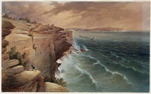 Port Jacksonin sisäänkäynti tekijältä Edmund Thomas