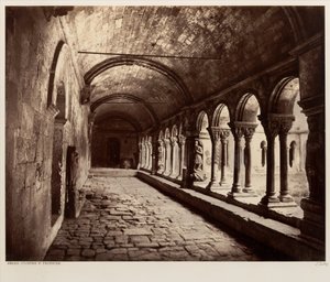 Arles, Saint-Trophimen luostarikäytävä tekijältä Édouard Baldus