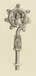 [Design for a Staff by Martin Schongauer] tekijältä Édouard Baldus