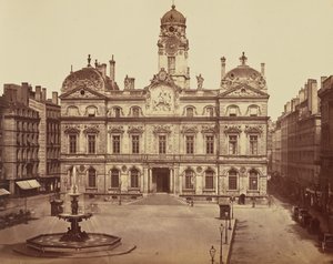 Lyon. Kaupungintalo tekijältä Édouard Baldus