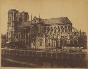 [Pariisin Notre-Dame] tekijältä Édouard Baldus