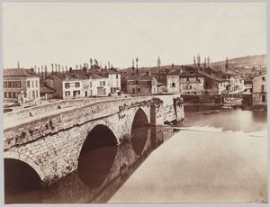 Périgueux. Tournepichen silta, ylävirran puoli