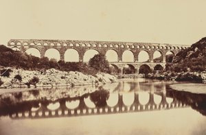 Pont du Gard tekijältä Édouard Baldus