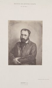 Muotokuva Paul Chenavardista, sarjasta "Histoire des Artistes Vivants" (Elävien taiteilijoiden historia) tekijältä Édouard Baldus