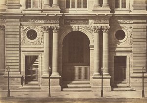 [Turgot-paviljongin pohjakerros, Louvre, Pariisi] tekijältä Édouard Baldus