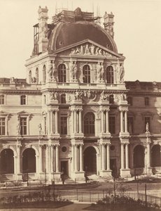 Näkymä Louvresta, 1855-1857. tekijältä Édouard Baldus