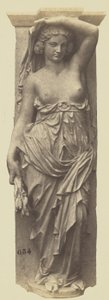 Victor Vilainin Caryatid, Louvren koristelu, Pariisi tekijältä Edouard-Denis Baldus