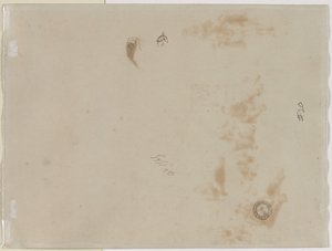 Luonnos miehestä, jolla on käsivarsi ylhäällä, ja luonnos kypärästä, 1878. tekijältä Jean Baptiste Edouard Detaille