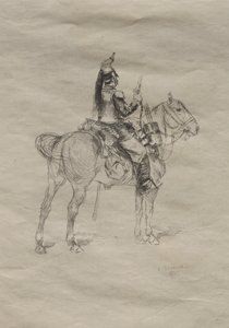 Ratsuväki, 1875. tekijältä Jean Baptiste Edouard Detaille