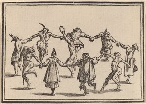 Tanssi tekijältä Edouard Eckman after Jacques Callot