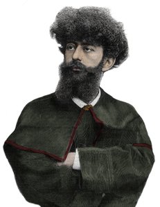 Sar Merodack Josephin Peladan, ranskalaisen kirjailijan ja okkultistin Josephin Peladanin (1858-1918) salanimi - Navellierin kaiverrus "The Illustrous Journal" -julkaisussa 1892