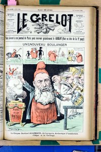 Kansi "" Le Grelot"", numero 1024, satiirinen väreissä