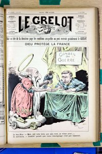 Kansi ""Le Grelot"", numero 1478, satiirinen väreissä tekijältä Edouard Guillaumin Pepin