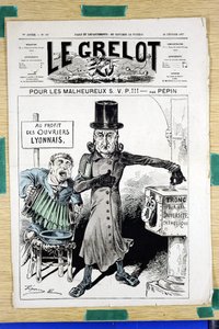 Kansi "" The Grelot"", numero 307, Satirique en Colors